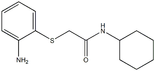 2-[(2-aminophenyl)sulfanyl]-N-cyclohexylacetamide Structure