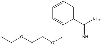 2-[(2-ethoxyethoxy)methyl]benzenecarboximidamide 구조식 이미지