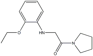 2-[(2-ethoxyphenyl)amino]-1-(pyrrolidin-1-yl)ethan-1-one 구조식 이미지