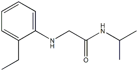 2-[(2-ethylphenyl)amino]-N-(propan-2-yl)acetamide 구조식 이미지