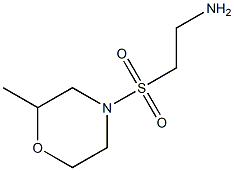 2-[(2-methylmorpholin-4-yl)sulfonyl]ethanamine 구조식 이미지