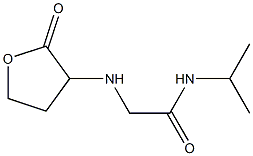 2-[(2-oxooxolan-3-yl)amino]-N-(propan-2-yl)acetamide 구조식 이미지