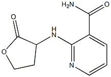 2-[(2-oxooxolan-3-yl)amino]pyridine-3-carboxamide Structure