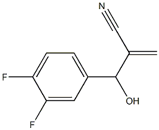 2-[(3,4-difluorophenyl)(hydroxy)methyl]prop-2-enenitrile Structure