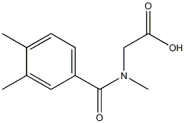 2-[(3,4-dimethylphenyl)-N-methylformamido]acetic acid Structure