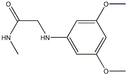 2-[(3,5-dimethoxyphenyl)amino]-N-methylacetamide Structure