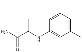 2-[(3,5-dimethylphenyl)amino]propanamide 구조식 이미지