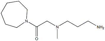 2-[(3-aminopropyl)(methyl)amino]-1-(azepan-1-yl)ethan-1-one 구조식 이미지