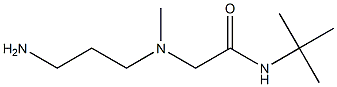 2-[(3-aminopropyl)(methyl)amino]-N-tert-butylacetamide Structure