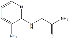 2-[(3-aminopyridin-2-yl)amino]acetamide Structure