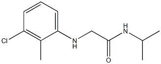 2-[(3-chloro-2-methylphenyl)amino]-N-(propan-2-yl)acetamide Structure