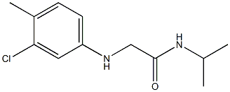 2-[(3-chloro-4-methylphenyl)amino]-N-(propan-2-yl)acetamide Structure