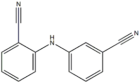 2-[(3-cyanophenyl)amino]benzonitrile Structure