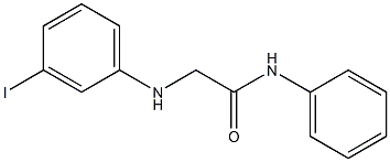 2-[(3-iodophenyl)amino]-N-phenylacetamide 구조식 이미지