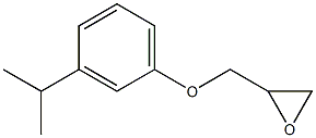 2-[(3-isopropylphenoxy)methyl]oxirane 구조식 이미지