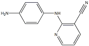 2-[(4-aminophenyl)amino]nicotinonitrile Structure