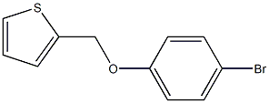 2-[(4-bromophenoxy)methyl]thiophene 구조식 이미지