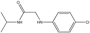 2-[(4-chlorophenyl)amino]-N-(propan-2-yl)acetamide Structure