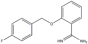 2-[(4-fluorobenzyl)oxy]benzenecarboximidamide Structure