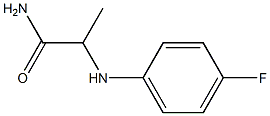 2-[(4-fluorophenyl)amino]propanamide Structure