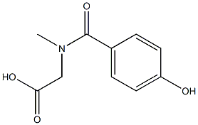 2-[(4-hydroxyphenyl)-N-methylformamido]acetic acid 구조식 이미지