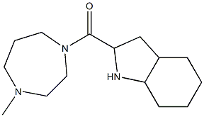 2-[(4-methyl-1,4-diazepan-1-yl)carbonyl]-octahydro-1H-indole Structure