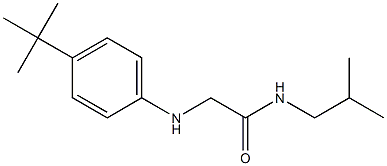 2-[(4-tert-butylphenyl)amino]-N-(2-methylpropyl)acetamide Structure