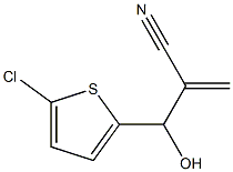 2-[(5-chlorothiophen-2-yl)(hydroxy)methyl]prop-2-enenitrile Structure