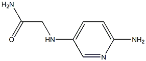 2-[(6-aminopyridin-3-yl)amino]acetamide 구조식 이미지