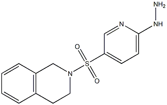 2-[(6-hydrazinylpyridine-3-)sulfonyl]-1,2,3,4-tetrahydroisoquinoline Structure