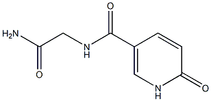 2-[(6-oxo-1,6-dihydropyridin-3-yl)formamido]acetamide 구조식 이미지