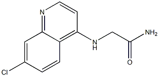 2-[(7-chloroquinolin-4-yl)amino]acetamide 구조식 이미지