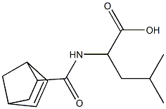 2-[(bicyclo[2.2.1]hept-5-en-2-ylcarbonyl)amino]-4-methylpentanoic acid Structure