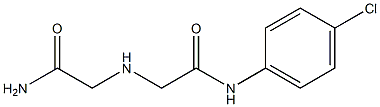 2-[(carbamoylmethyl)amino]-N-(4-chlorophenyl)acetamide Structure