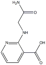 2-[(carbamoylmethyl)amino]pyridine-3-carboxylic acid Structure