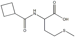 2-[(cyclobutylcarbonyl)amino]-4-(methylthio)butanoic acid 구조식 이미지