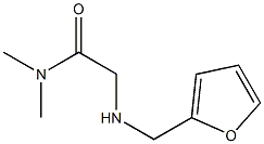 2-[(furan-2-ylmethyl)amino]-N,N-dimethylacetamide 구조식 이미지