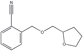 2-[(tetrahydrofuran-2-ylmethoxy)methyl]benzonitrile 구조식 이미지