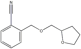 2-[(tetrahydrofuran-2-ylmethoxy)methyl]benzonitrile Structure