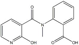 2-[[(2-hydroxypyridin-3-yl)carbonyl](methyl)amino]benzoic acid Structure