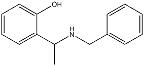 2-[1-(benzylamino)ethyl]phenol 구조식 이미지