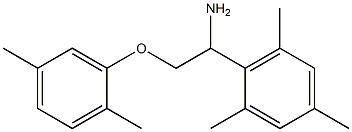 2-[1-amino-2-(2,5-dimethylphenoxy)ethyl]-1,3,5-trimethylbenzene Structure