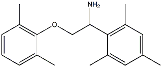 2-[1-amino-2-(2,6-dimethylphenoxy)ethyl]-1,3,5-trimethylbenzene 구조식 이미지