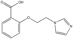 2-[2-(1H-imidazol-1-yl)ethoxy]benzoic acid 구조식 이미지