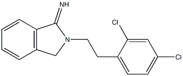 2-[2-(2,4-dichlorophenyl)ethyl]-2,3-dihydro-1H-isoindol-1-imine Structure