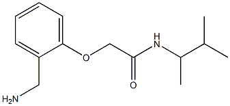 2-[2-(aminomethyl)phenoxy]-N-(3-methylbutan-2-yl)acetamide 구조식 이미지