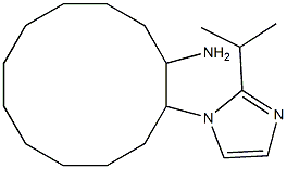 2-[2-(propan-2-yl)-1H-imidazol-1-yl]cyclododecan-1-amine 구조식 이미지