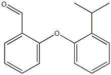 2-[2-(propan-2-yl)phenoxy]benzaldehyde Structure