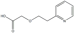 2-[2-(pyridin-2-yl)ethoxy]acetic acid 구조식 이미지