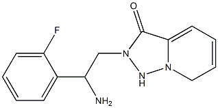 2-[2-amino-2-(2-fluorophenyl)ethyl]-2H,3H-[1,2,4]triazolo[3,4-a]pyridin-3-one 구조식 이미지